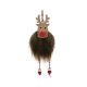 Karácsonyi dekorációs figura (barna szőrme ruhás rénszarvas)  -  vásároljon online minőségi fajátékokat