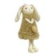 Húsvéti dekorációs figura (nyuszi barna színű bundában húsvéti tojással a kezében)  -  vásároljon online minőségi fajátékokat