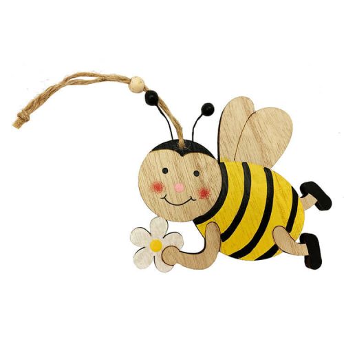 Tavaszi dekorációs figura (repülő méhecske virággal)  -  vásároljon online minőségi fajátékokat
