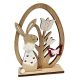 Húsvéti dekorációs figura (tojásban nyuszi, tulipán és pillangó, natúr -  vásároljon online minőségi fajátékokat