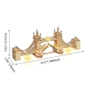Rolife 3D fa puzzle – Világító Tower Bridge