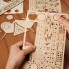 Rolife 3D fa puzzle - Dobfelszerelés