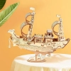 Rolife 3D fa puzzle - Japán követségi hajó