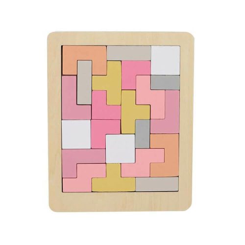 Fa tetrisz játék (téglalap, pink)