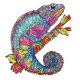 Fa puzzle, színes A5 méretű (kaméleon)  -  vásároljon online minőségi fajátékokat