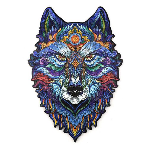 Fa puzzle, színes A3 méretű (farkas)  -  vásároljon online minőségi fajátékokat