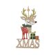 Karácsonyi dekorációs figura (jobbra néző rénszarvas XMAS felirattal)  -  vásároljon online minőségi fajátékokat