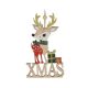 Karácsonyi dekorációs figura (balra néző rénszarvas XMAS felirattal)  -  vásároljon online minőségi fajátékokat
