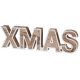 Karácsonyi dekoráció LED világítással natúr színben (XMAS felirat fehér körvonallal)  -  vásároljon online minőségi fajátékokat