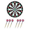 Darts tábla 45cm, kétoldalú (6 db fémhegyű nyíllal)  -  vásároljon online minőségi fajátékokat