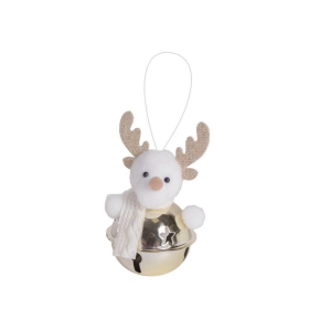 Karácsonyi dekoráció (angyal arany csizmával)