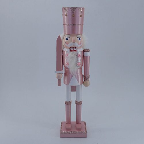 Diótörő (rózsaszín ruhában, karddal, 25 cm-es)