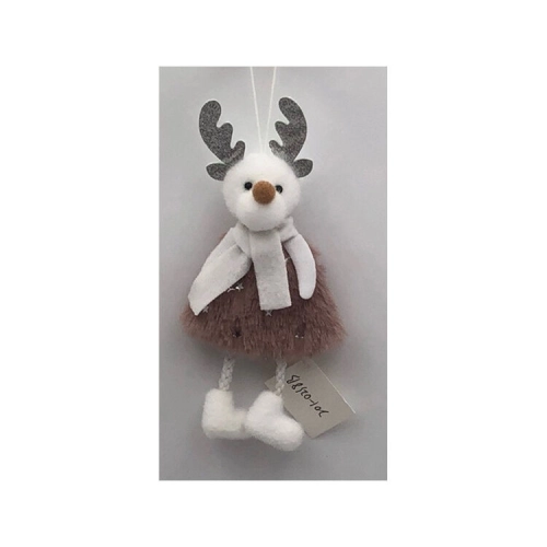 Karácsonyi dekoráció (angyal arany csizmával)