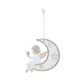 Karácsonyi dekoráció (fehér hold, angyal csillaggal)  -  vásároljon online minőségi fajátékokat