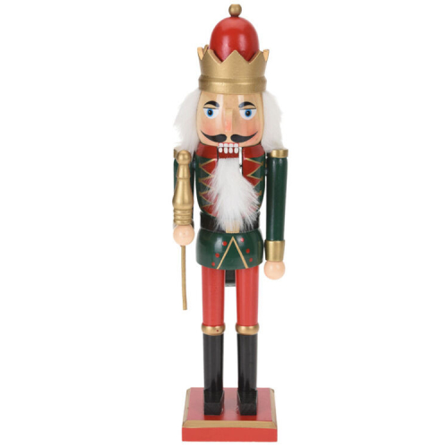 Diótörő (piros nadrágban, koronás, 15 cm -  vásároljon online minőségi fajátékokat