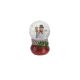 Hógömb kicsi (piros alap masnival, hóember)  -  vásároljon online minőségi fajátékokat
