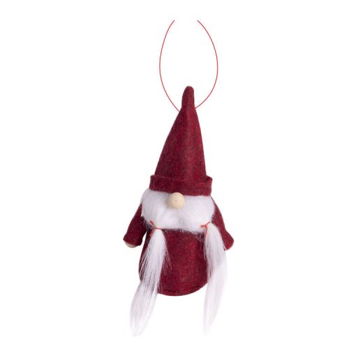 Karácsonyi dekoráció filc, kicsi (bordó orrszakáll)  -  vásároljon online minőségi fajátékokat