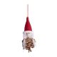 Karácsonyi dekoráció (lány, toboz orrszakáll, piros sapkában)  -  vásároljon online minőségi fajátékokat