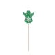 Karácsonyi dekoráció (zöld angyal pálcikán)  -  vásároljon online minőségi fajátékokat