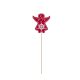 Karácsonyi dekoráció (piros angyal pálcikán)  -  vásároljon online minőségi fajátékokat