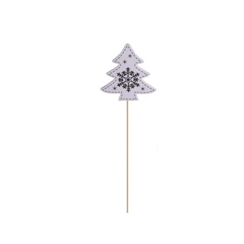 Karácsonyi dekoráció (fehér fenyő pálcikán)  -  vásároljon online minőségi fajátékokat