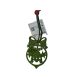 Karácsonyfadísz filcből (masnis csengő, zöld színben  -  vásároljon online minőségi fajátékokat