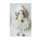 Fodros ruhás fehér angyal  -  vásároljon online minőségi fajátékokat