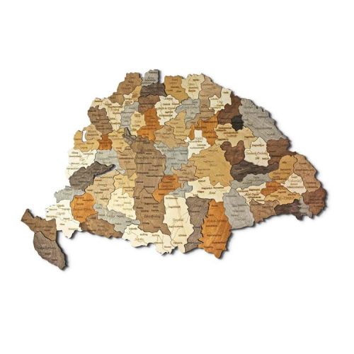 Fa Nagy-Magyarország térkép kirakó (70x42 cm)