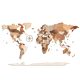 Fa  világtérkép kirakó (200x110 cm)  -  vásároljon online minőségi fajátékokat
