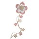 Ablakdísz (rózsaszín lógó virágok)  -  vásároljon online minőségi fajátékokat