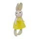 Dekorációs figura (textil nyuszi, sárga)  -  vásároljon online minőségi fajátékokat