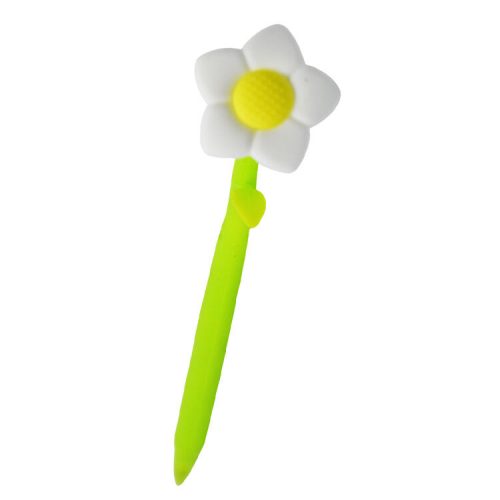 Zselés toll (fehér virág)  -  vásároljon online minőségi fajátékokat