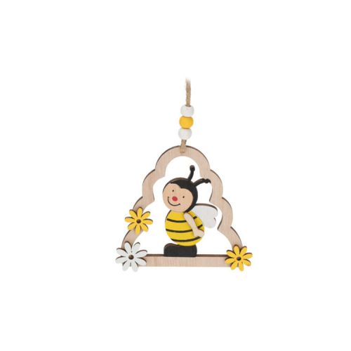Tavaszi dekoráció (sárga méhecske oldalról)  -  vásároljon online minőségi fajátékokat