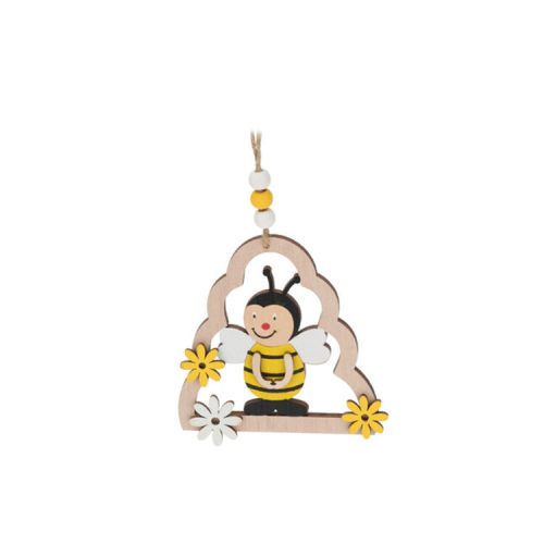 Tavaszi dekoráció (sárga méhecske szemből)  -  vásároljon online minőségi fajátékokat