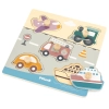 Fogantyús puzzle - járművek (polarB)