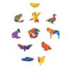 Fa puzzle, színes A5 méretű 108 db -  vásároljon online minőségi fajátékokat