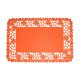 Filc alátét (téglalap alakú, narancssárga, kis virágos mintával)  -  vásároljon online minőségi fajátékokat