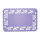 Filc alátét (téglalap alakú, lila, kis virágos mintával)  -  vásároljon online minőségi fajátékokat