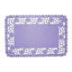Filc alátét (téglalap alakú, lila, kis virágos mintával)  -  vásároljon online minőségi fajátékokat