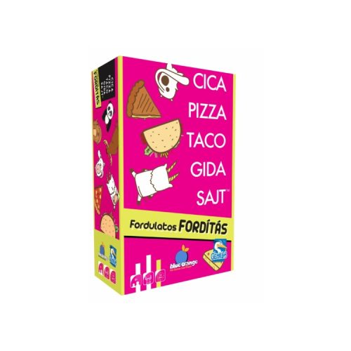 Cica, pizza, taco, gida, sajt – Fordulatos fordítás társasjáték 