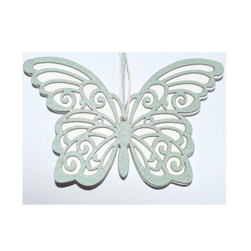 Pillangó ablakdísz - pasztell zöld - Tavaszi dekoráció