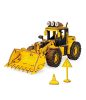 3D modell - tolólapos traktor, sárga