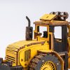 3D modell - tolólapos traktor, sárga