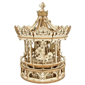 ROKR 3D fa puzzle – Romantikus körhinta zenedoboz