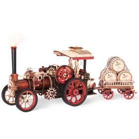 ROKR 3D fa puzzle – Klasszikus gőzgép