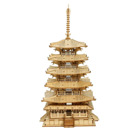3D modell - 5 emeletes pagoda