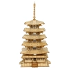 Rolife 3D fa puzzle – Ötszintes pagoda