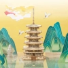 Rolife 3D fa puzzle – Ötszintes pagoda