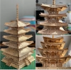 Rolife 3D fa puzzle – Ötszintes pagoda