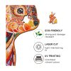 Fa puzzle, színes A5 méretű (nyúl)